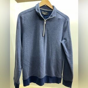 Banana Republic Men's Polartec Zip-Up Sweater in Blue